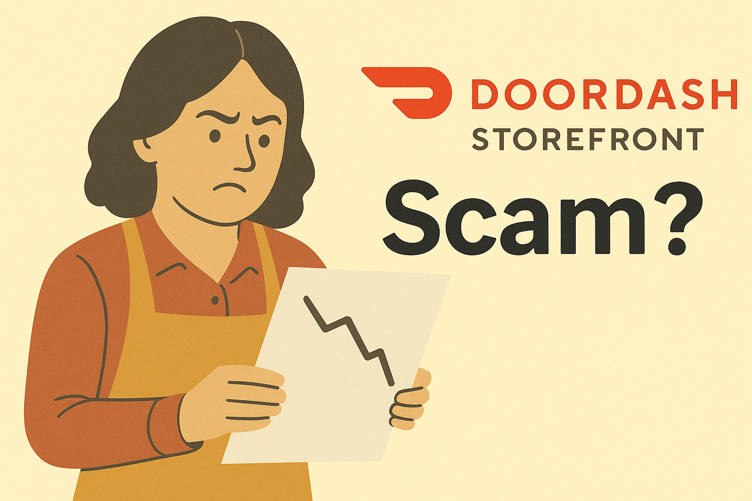 is doordash storefront a scam thumbnail decorative